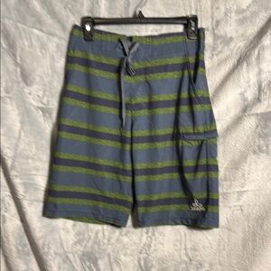 Prana shorts‎ Prana breathe shorts men’s size 28 Blue and Green Board Shorts
